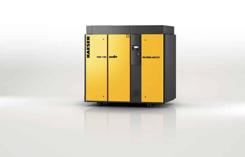 The new models CSG series from Kaeser are efficient and require little installation space