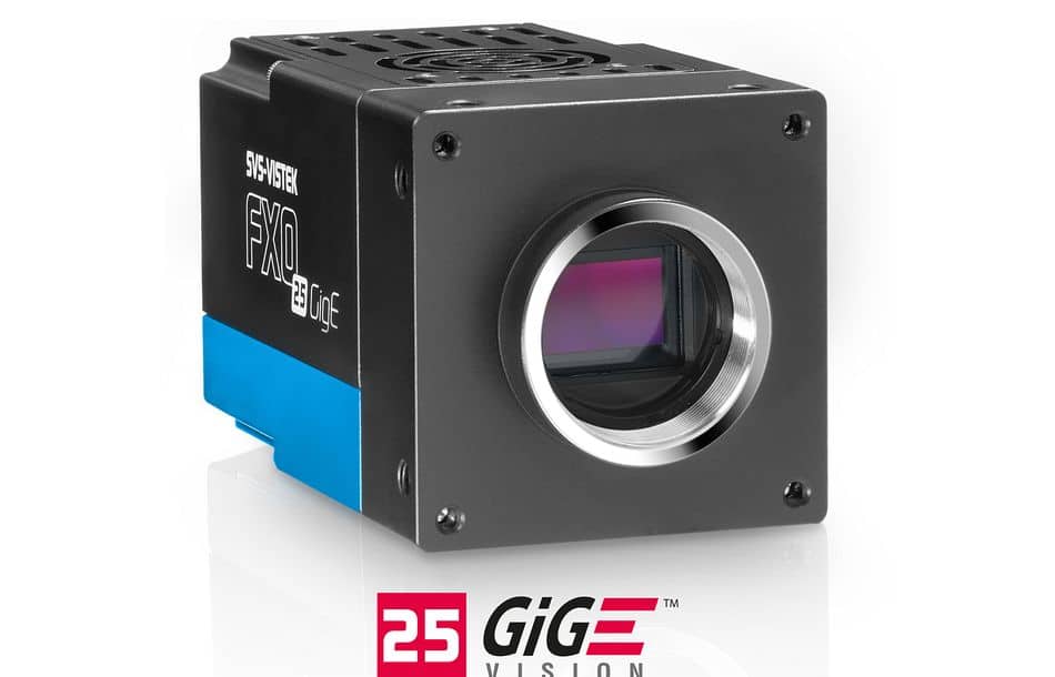 SVS-Vistek is expanding the performance of machine vision systems by using the 25GigE interface in new camera models of the FXO series